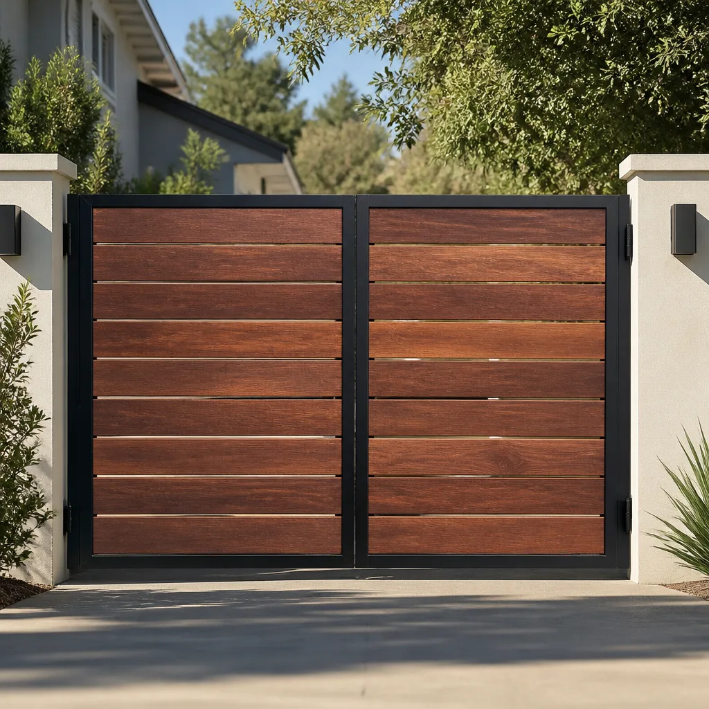 Wood & steel frame