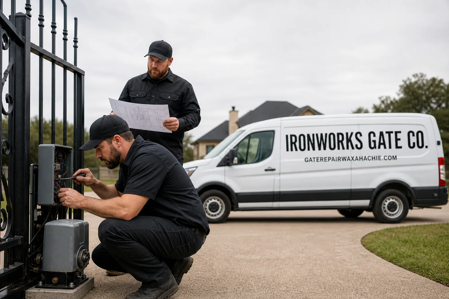 Gate Repair in Waxahachie, TX | Ironworks Gate Co.